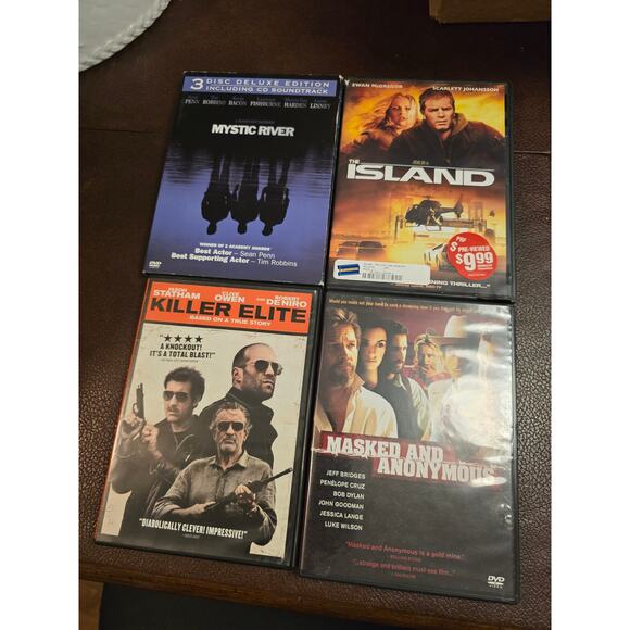 4 DVDS Titles in Description - Picture 1 of 6